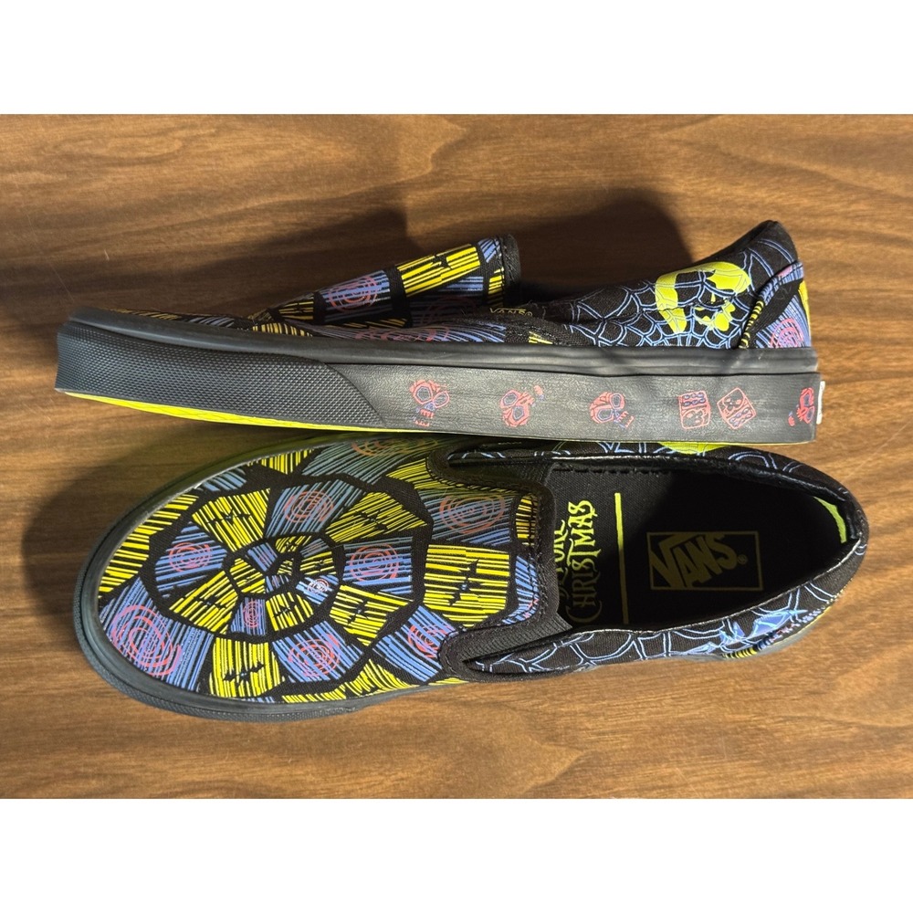 Vans X Disney Nightmare Before Christmas Oogie Boogie Slip On Mens 5.5 Womens 7